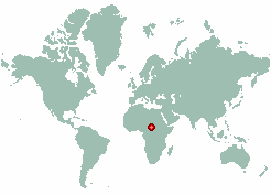 Mangueigne in world map