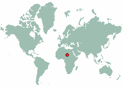 Borkou in world map